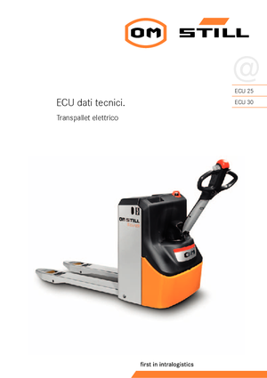 Transpaleta elec. de conductor acompañante Still ECU 25