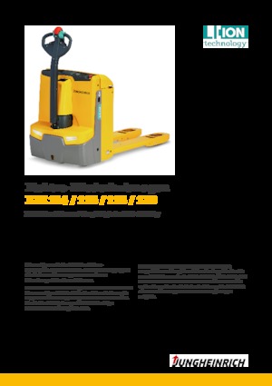 Transpaleta elec. de conductor acompañante Jungheinrich EJE 114