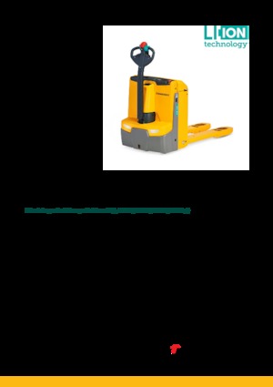 Transpaleta elec. de conductor acompañante Jungheinrich EJE 114