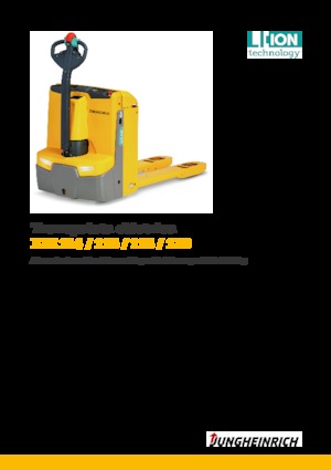 Transpaleta elec. de conductor acompañante Jungheinrich EJE 114