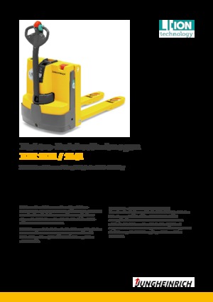 Transpaleta elec. de conductor acompañante Jungheinrich EJE 114i