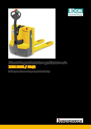 Transpaleta elec. de conductor acompañante Jungheinrich EJE 114i