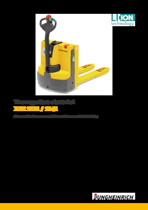 Transpaleta elec. de conductor acompañante Jungheinrich EJE 114i