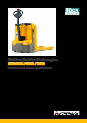 Transpaleta elec. de conductor acompañante Jungheinrich EJE 116i