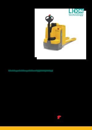 Transpaleta elec. de conductor acompañante Jungheinrich EJE 220r