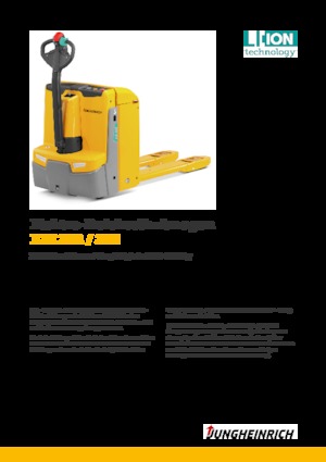 Transpaleta elec. de conductor acompañante Jungheinrich EJE 222