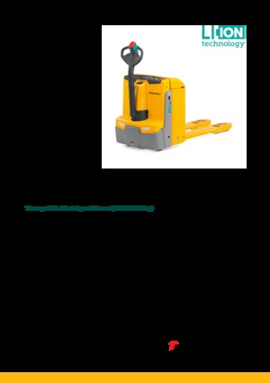 Transpaleta elec. de conductor acompañante Jungheinrich EJE 222