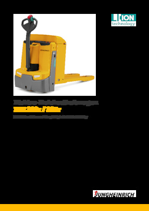 Transpaleta elec. de conductor acompañante Jungheinrich EJE 220r