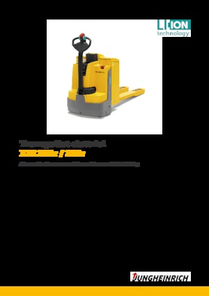 Transpaleta elec. de conductor acompañante Jungheinrich EJE 220r
