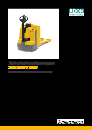 Transpaleta elec. de conductor acompañante Jungheinrich EJE 220r