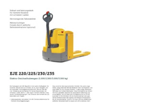 Transpaleta elec. de conductor acompañante Jungheinrich EJE 230