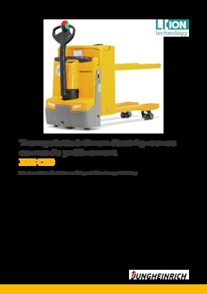 Transpaleta elec. de conductor acompañante Jungheinrich EJE C20