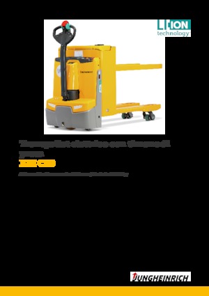 Transpaleta elec. de conductor acompañante Jungheinrich EJE C20