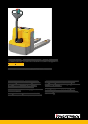 Transpaleta elec. de conductor acompañante Jungheinrich EJE M15