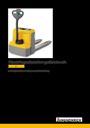 Transpaleta elec. de conductor acompañante Jungheinrich EJE M15