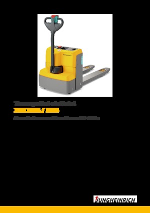 Transpaleta elec. de conductor acompañante Jungheinrich EJE M15