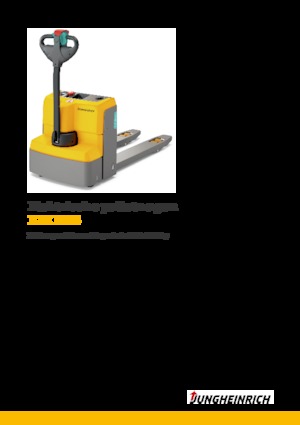 Transpaleta elec. de conductor acompañante Jungheinrich EJE M15