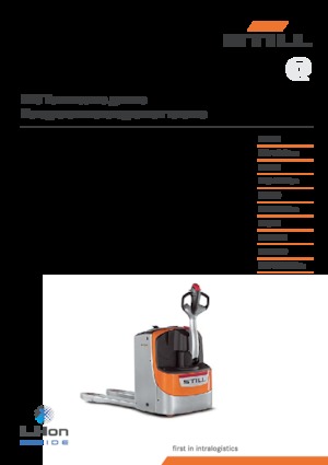 Transpaleta elec. de conductor acompañante Still EXU-H 20