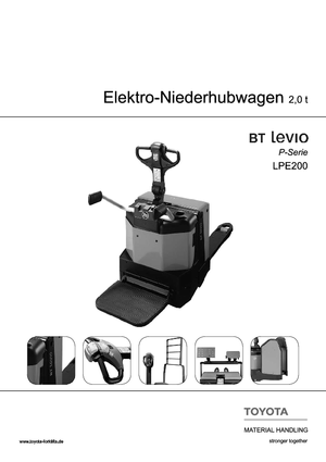 Transpaleta elec. de conductor acompañante BT LPE 200-6