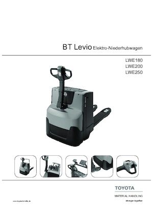 Transpaleta elec. de conductor acompañante Toyota LWE200