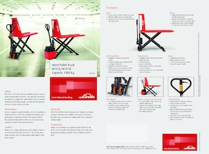 Transpaleta elec. de conductor acompañante Linde M10X