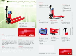 Transpaleta elec. de conductor acompañante Linde M25 Scale+ 