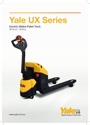 Transpaleta elec. de conductor acompañante Yale MP15UX