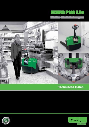 Transpaleta elec. de conductor acompañante Cesab P 113