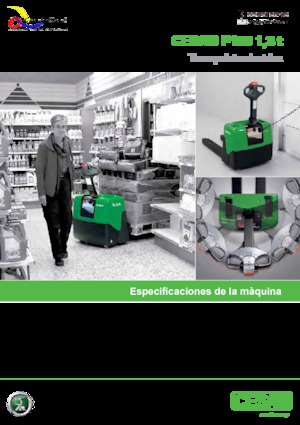 Transpaleta elec. de conductor acompañante Cesab P 113