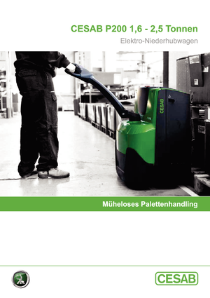 Transpaleta elec. de conductor acompañante Cesab P 216
