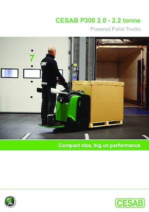 Transpaleta elec. de conductor acompañante Cesab P 322