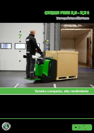 Transpaleta elec. de conductor acompañante Cesab P 322