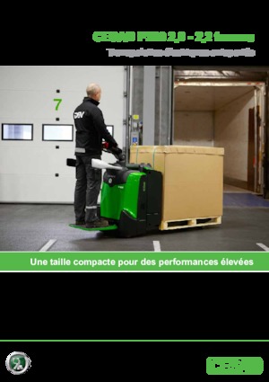 Transpaleta elec. de conductor acompañante Cesab P 322