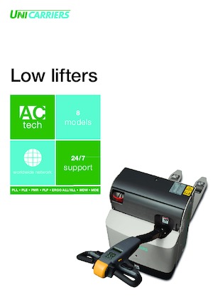 Transpaleta elec. de conductor acompañante UniCarriers PLL 180