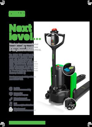 Transpaleta elec. de conductor acompañante Cesab PO 31i