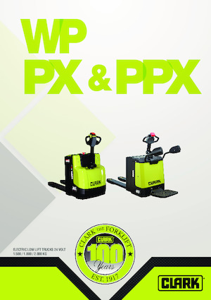 Transpaleta elec. de conductor acompañante Clark PPFXS 20
