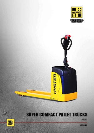 Transpaleta elec. de conductor acompañante Hyster PSC 1.2 