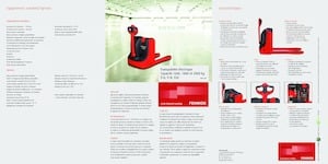 Transpaleta elec. de conductor acompañante Linde T18