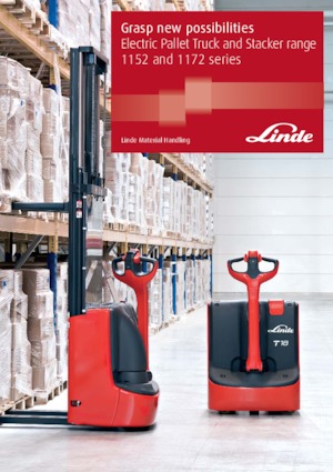 Transpaletas con plataforma elevadora Linde T20 ION