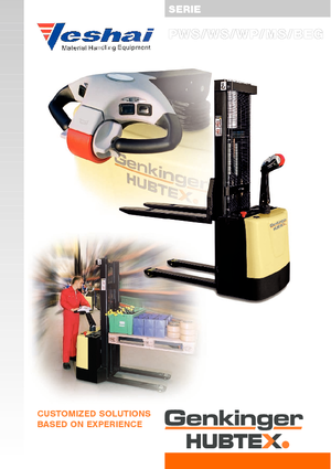 Transpaleta elec. de conductor acompañante Genkinger VH-WS 12.5/25