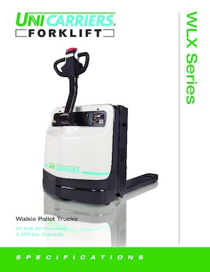 Transpaleta elec. de conductor acompañante UniCarriers WLX45S(E)