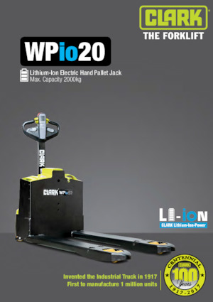 Transpaleta elec. de conductor acompañante Clark Wpio 20