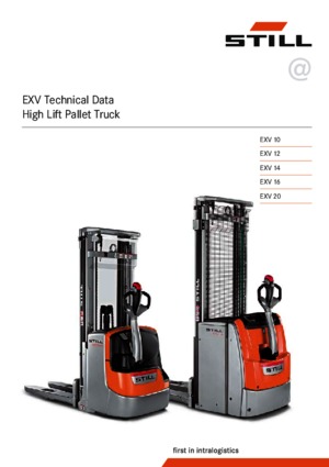 Apiladores de pie Still EXV 14 C