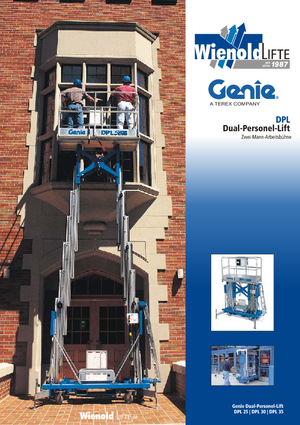 Plataformas verticales Genie DPL 25 S