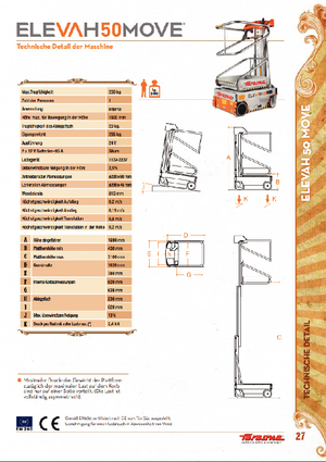 Plataformas verticales Faraone Elevah 50 Move