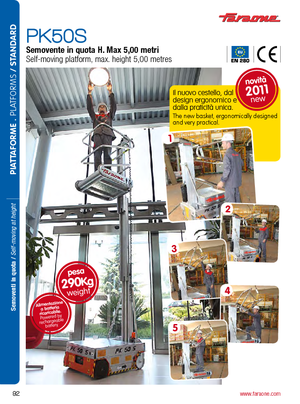 Plataformas verticales Faraone PK 50 S