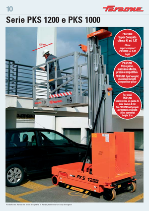 Plataformas verticales Faraone PKS 1200