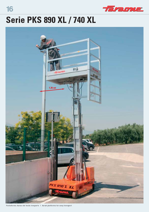 Plataformas verticales Faraone PKS 890 Z