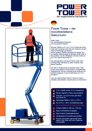 Plataformas verticales Power Towers Power Tower