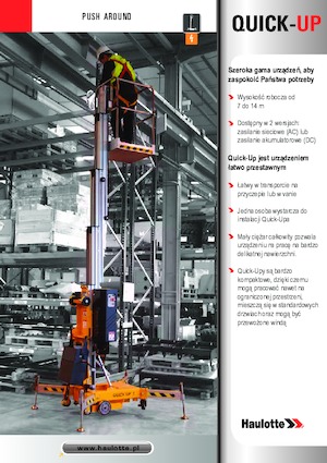 Plataformas verticales Haulotte QuickUp 7